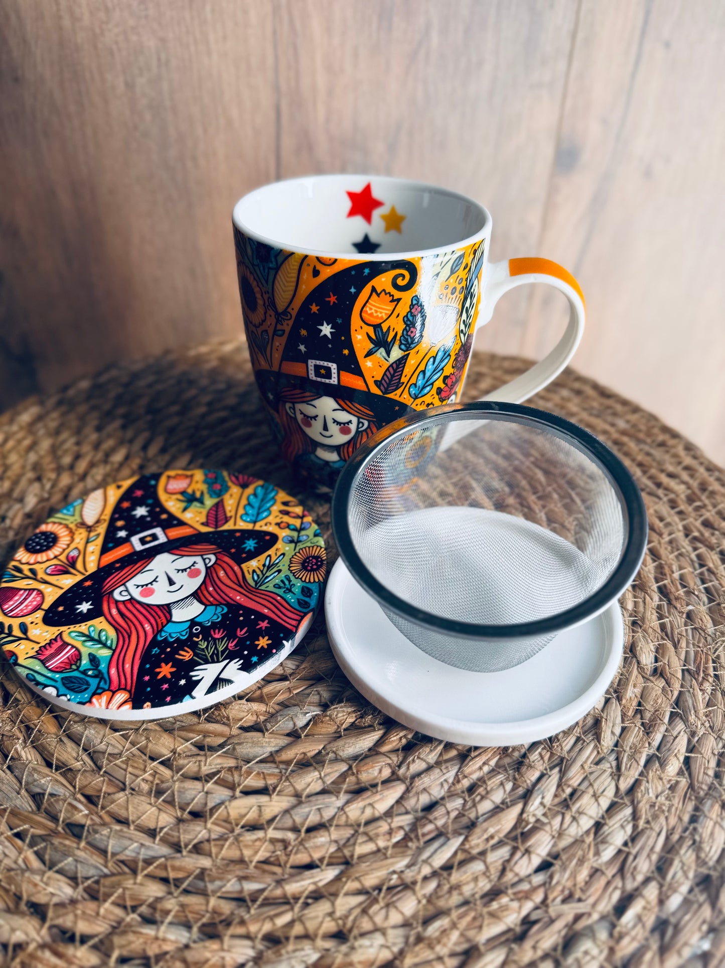Taza con Filtro para Infusiones
Mágicas
