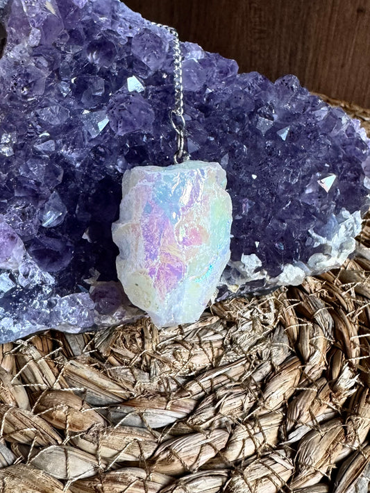 ✨ Péndulo Aqua Aura – Claridad Celestial ✨