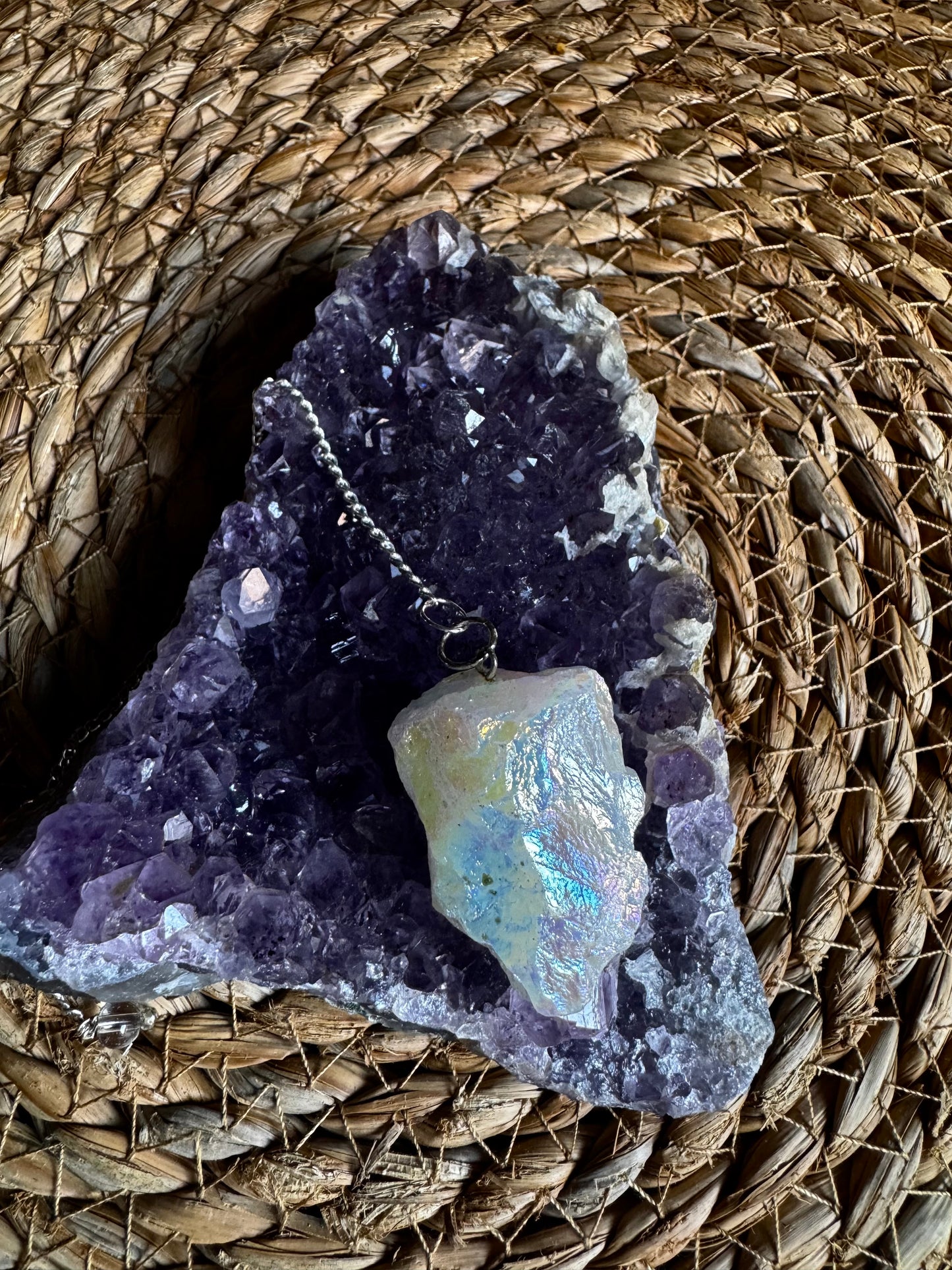 ✨ Péndulo Aqua Aura – Claridad Celestial ✨
