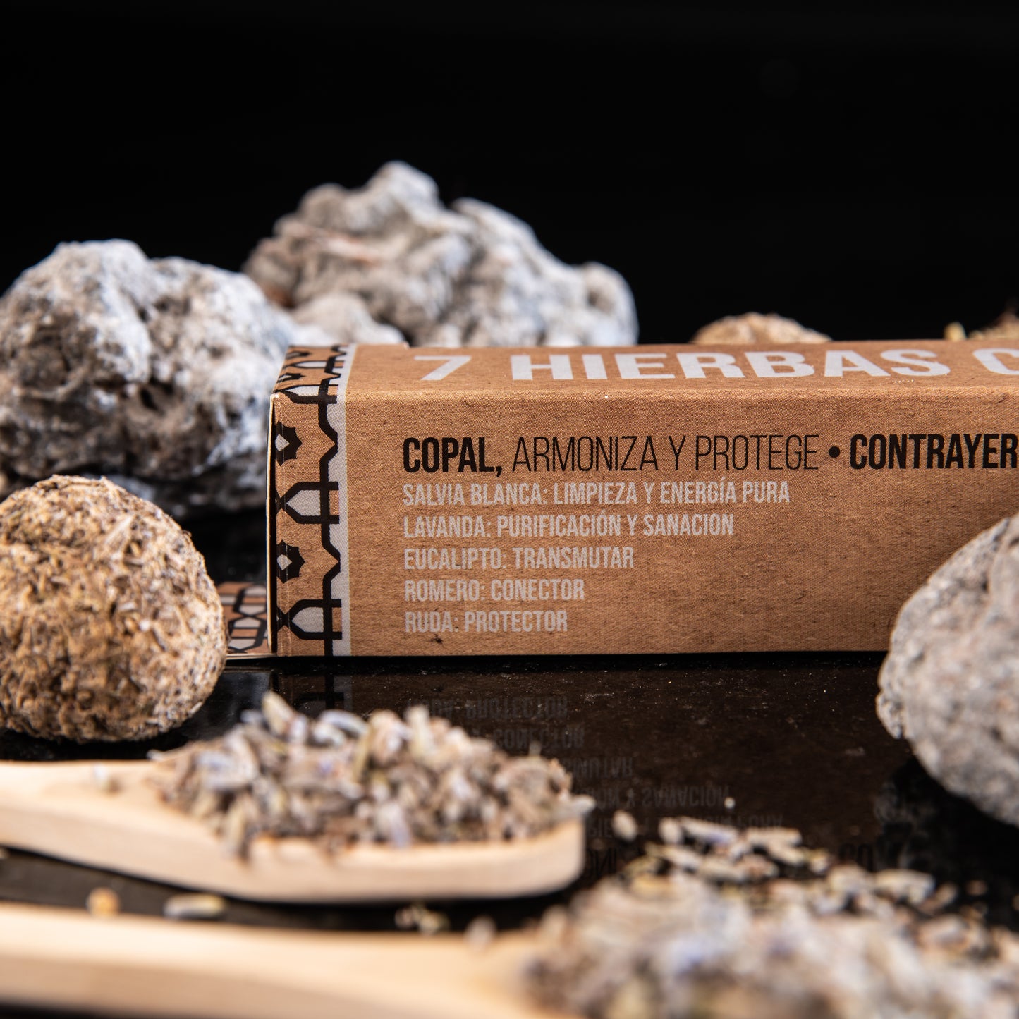 🌿✨ Bombitas de 7 Hierbas con Copal – Purificación, Protección y Magia en Cada Humo ✨🌿