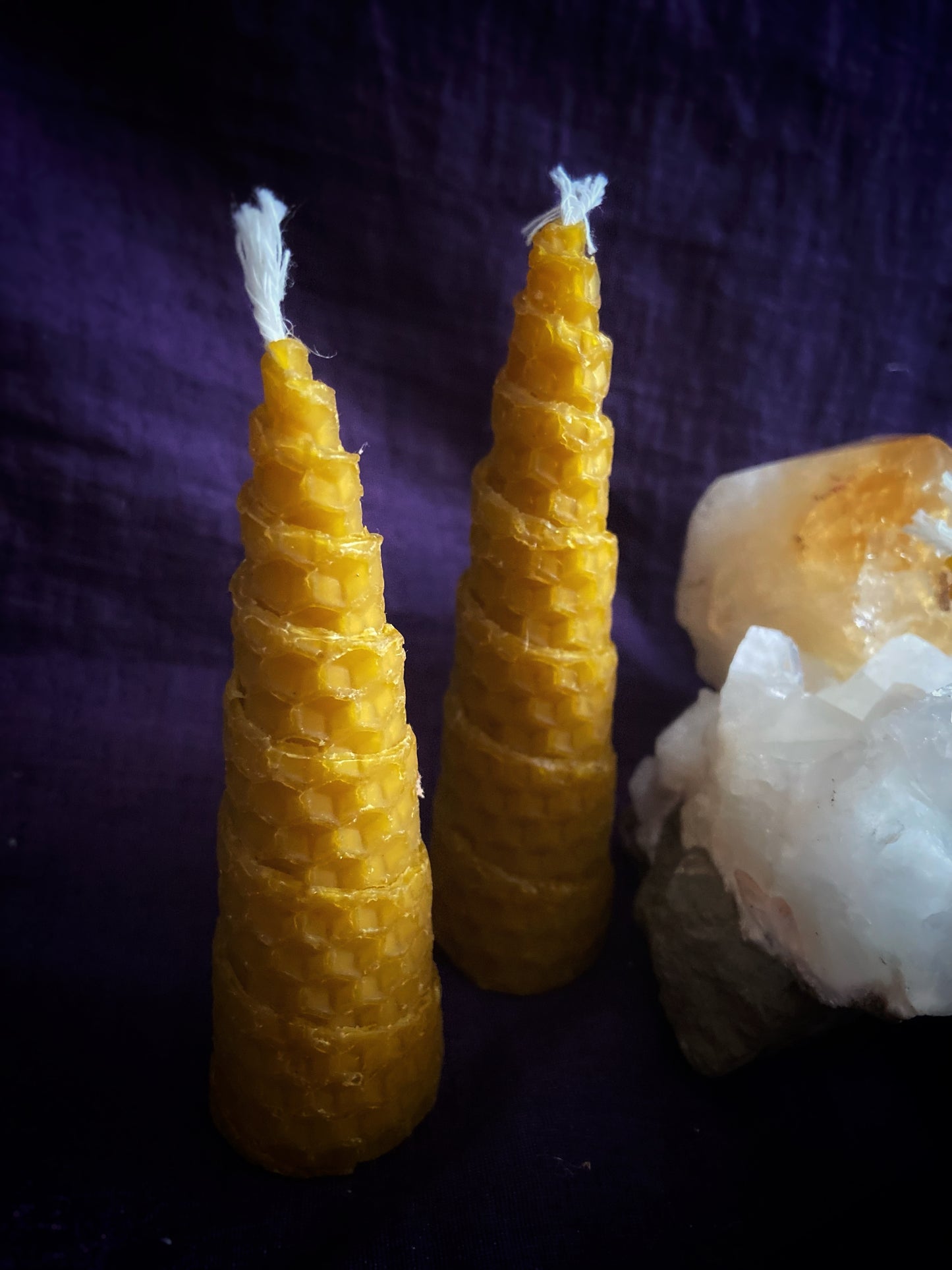 Velas de miel para los días 11 y 22