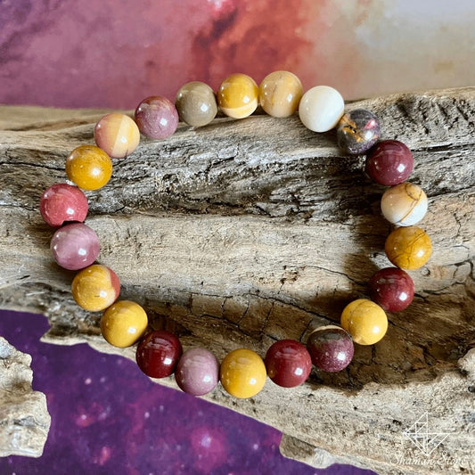 Pulsera de Mookaíta 10mm – Fuerza y Estabilidad ✊🏼