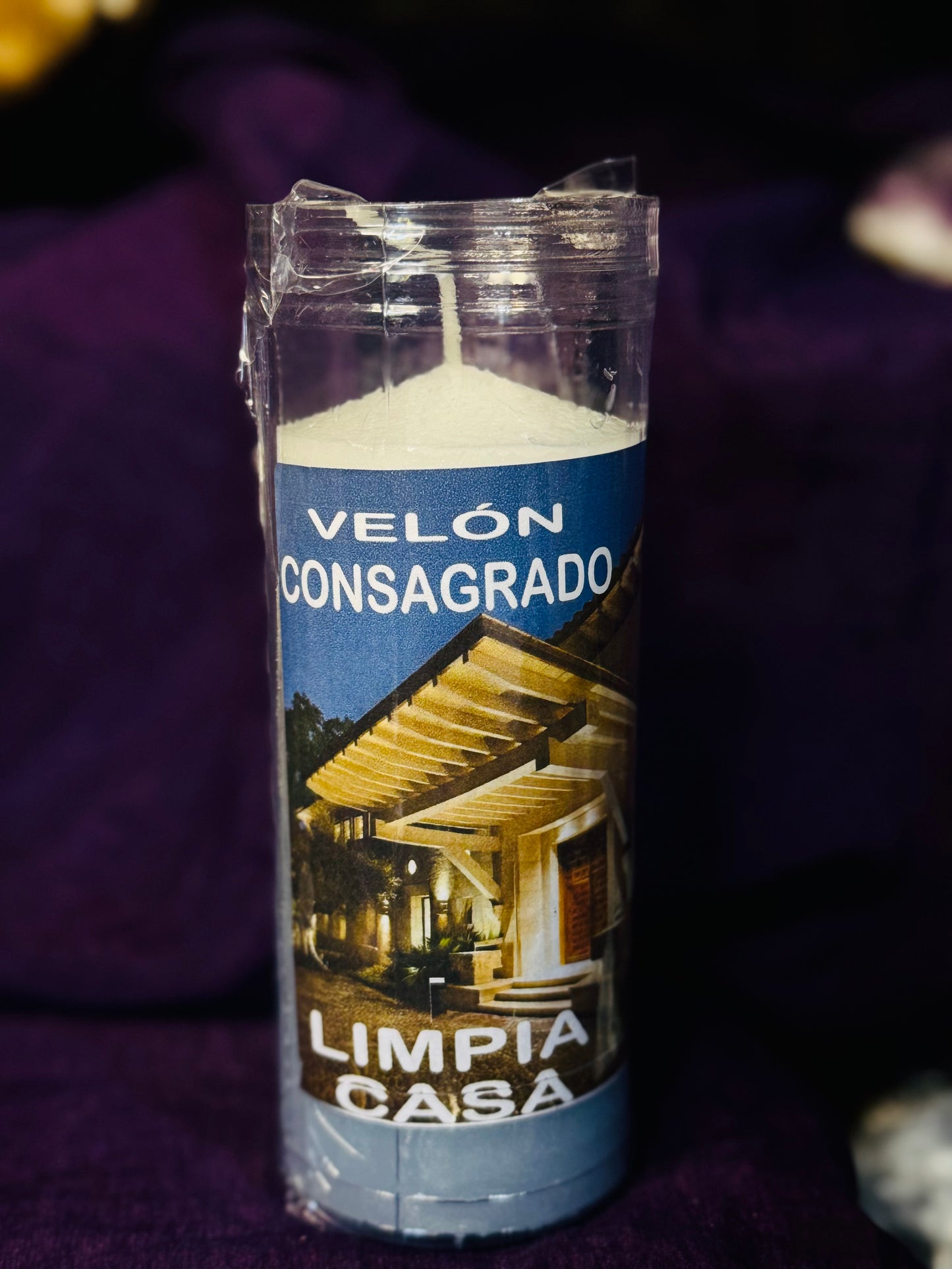 🏠✨ Velón Consagrado “Limpia Casa” ✨🏠