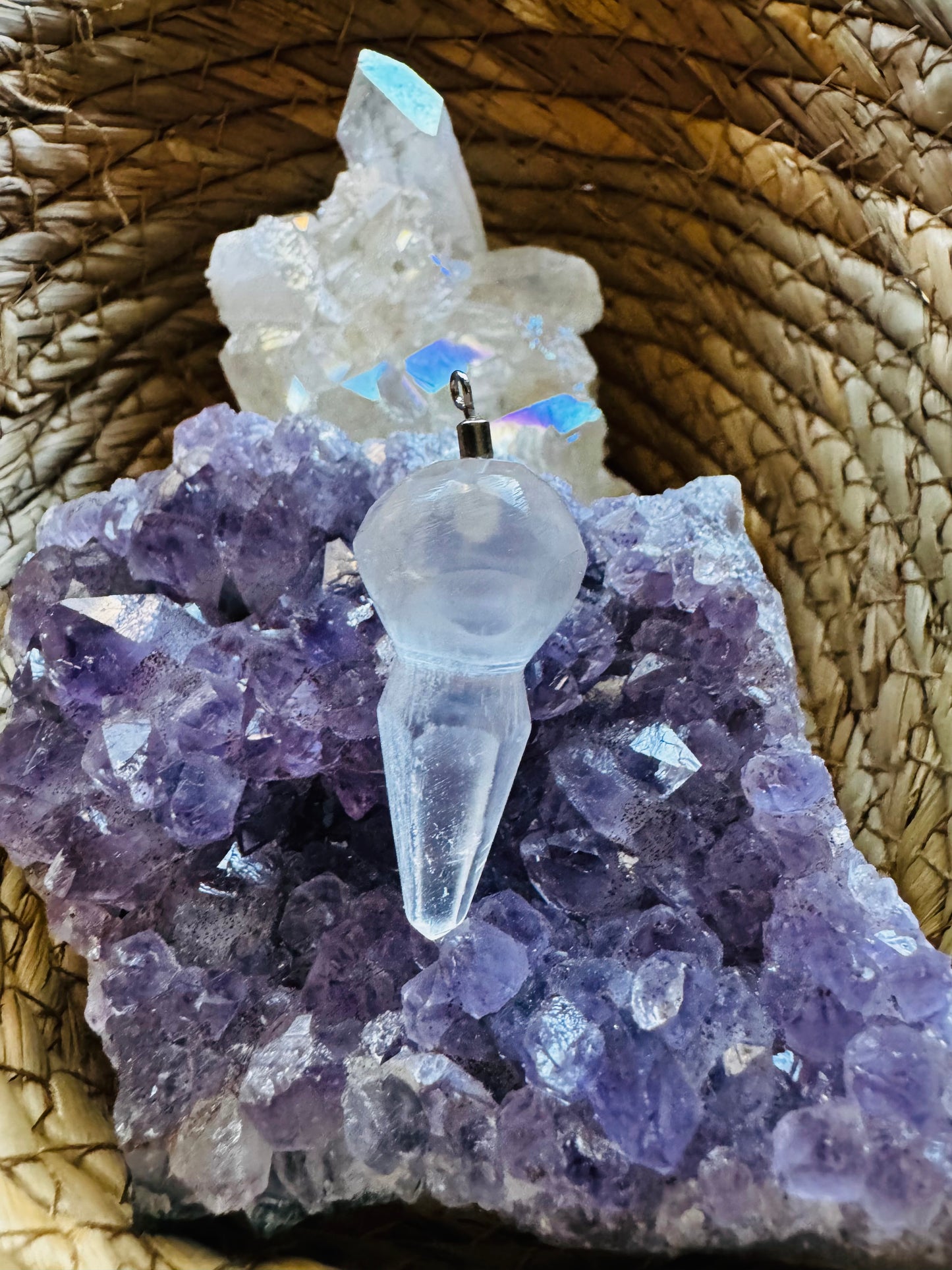 ✨ Colgante de Selenita – Luz, Pureza y Elevación Espiritual ✨