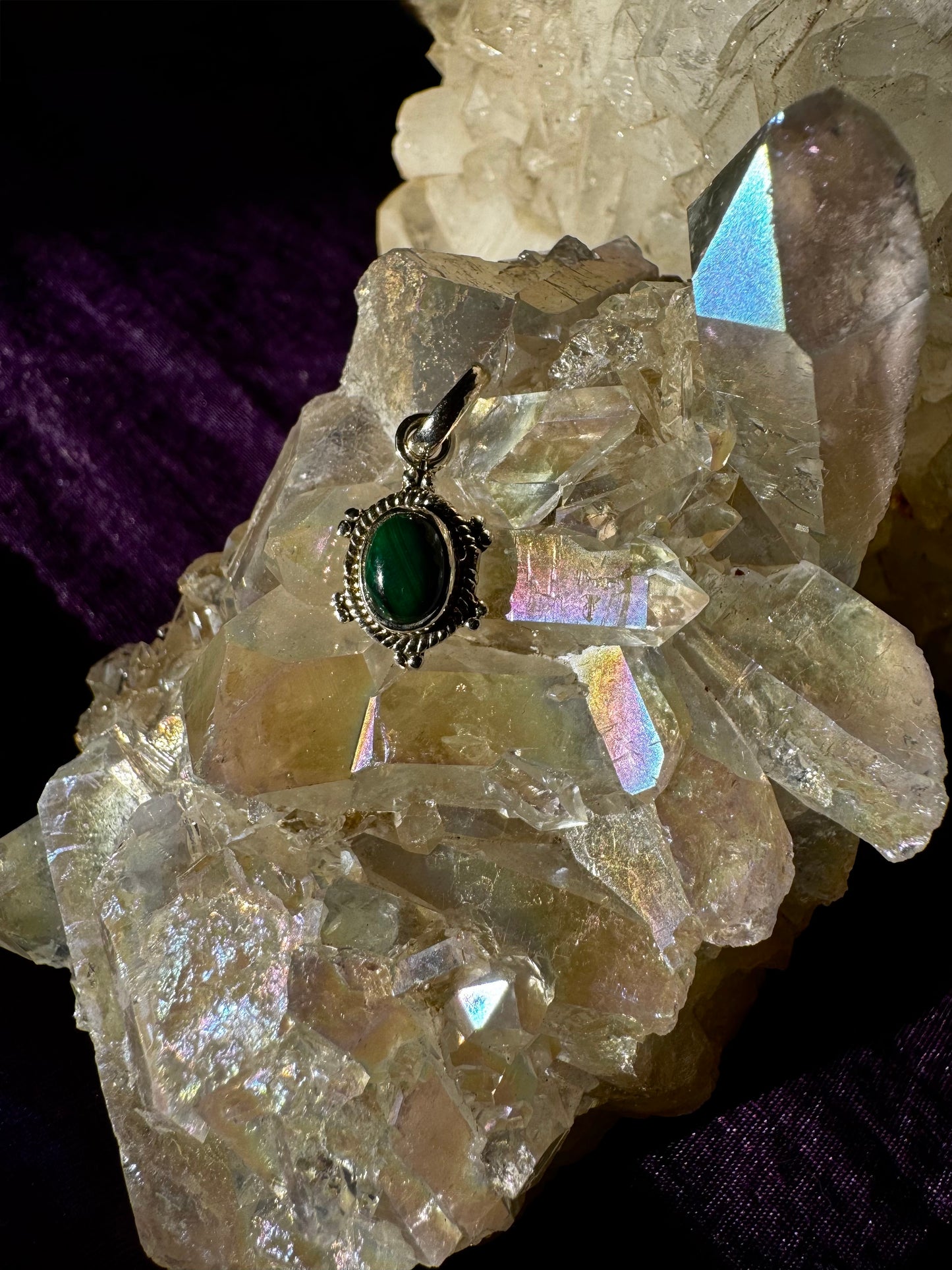 ✨💚 Colgante de Plata con Malaquita 💚✨