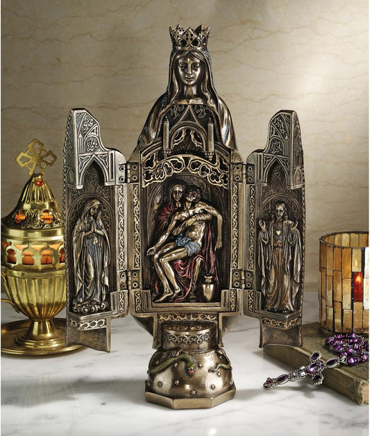 ✨ Virgen María · Retablo Desplegable