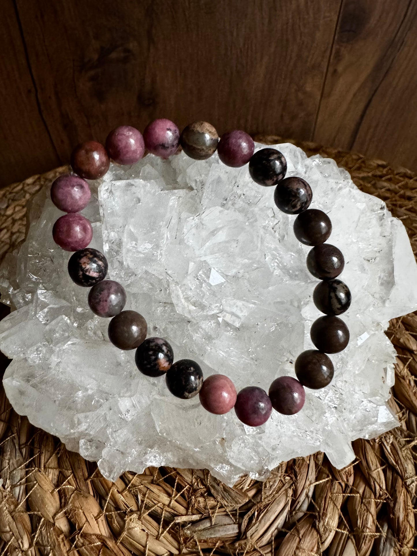 Pulsera de Rodonita – Equilibrio Emocional