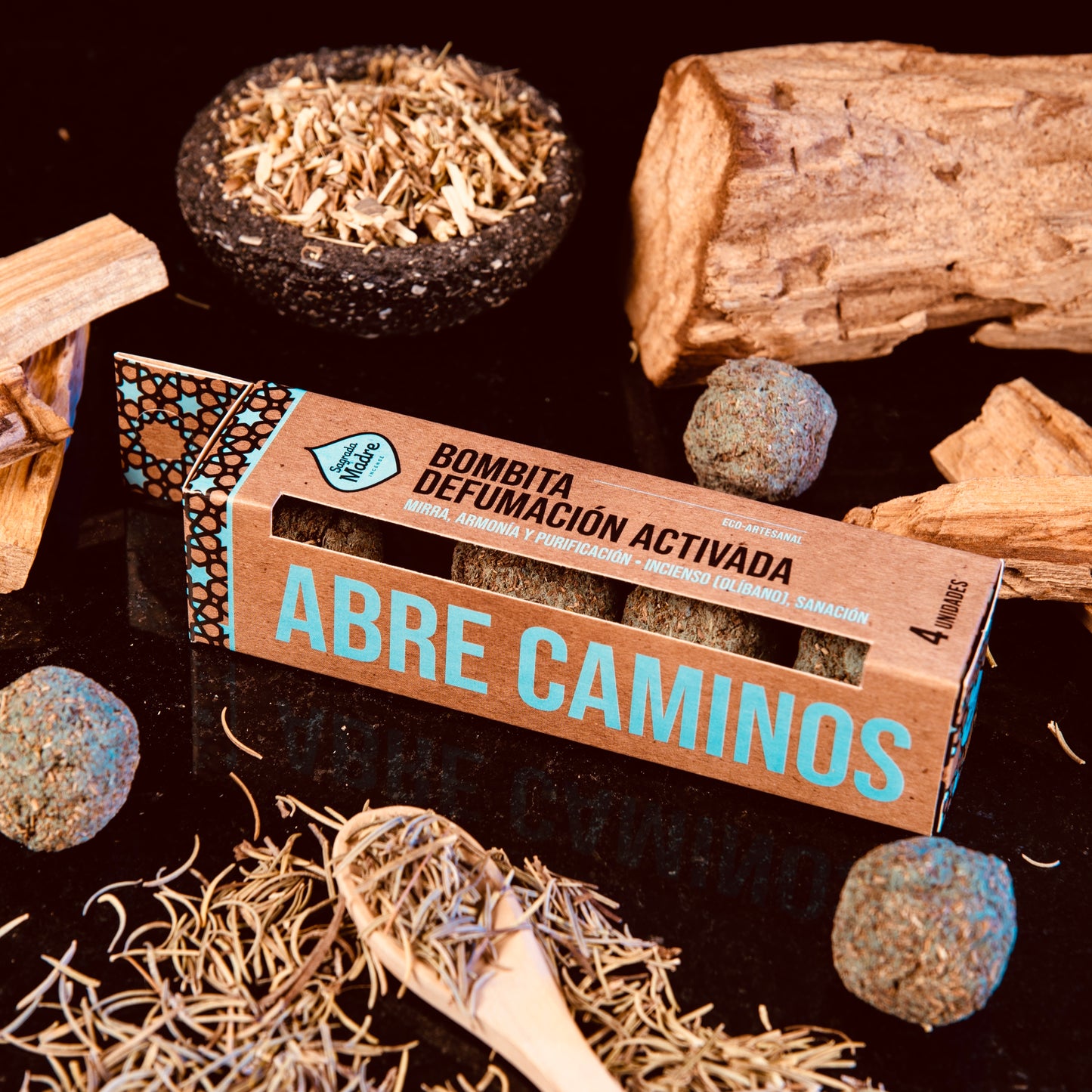 Bombitas defumación activada ABRE CAMINOS Sagrada Madre