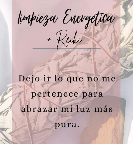 Reiki + Limpieza Energética · Sesión a Distancia