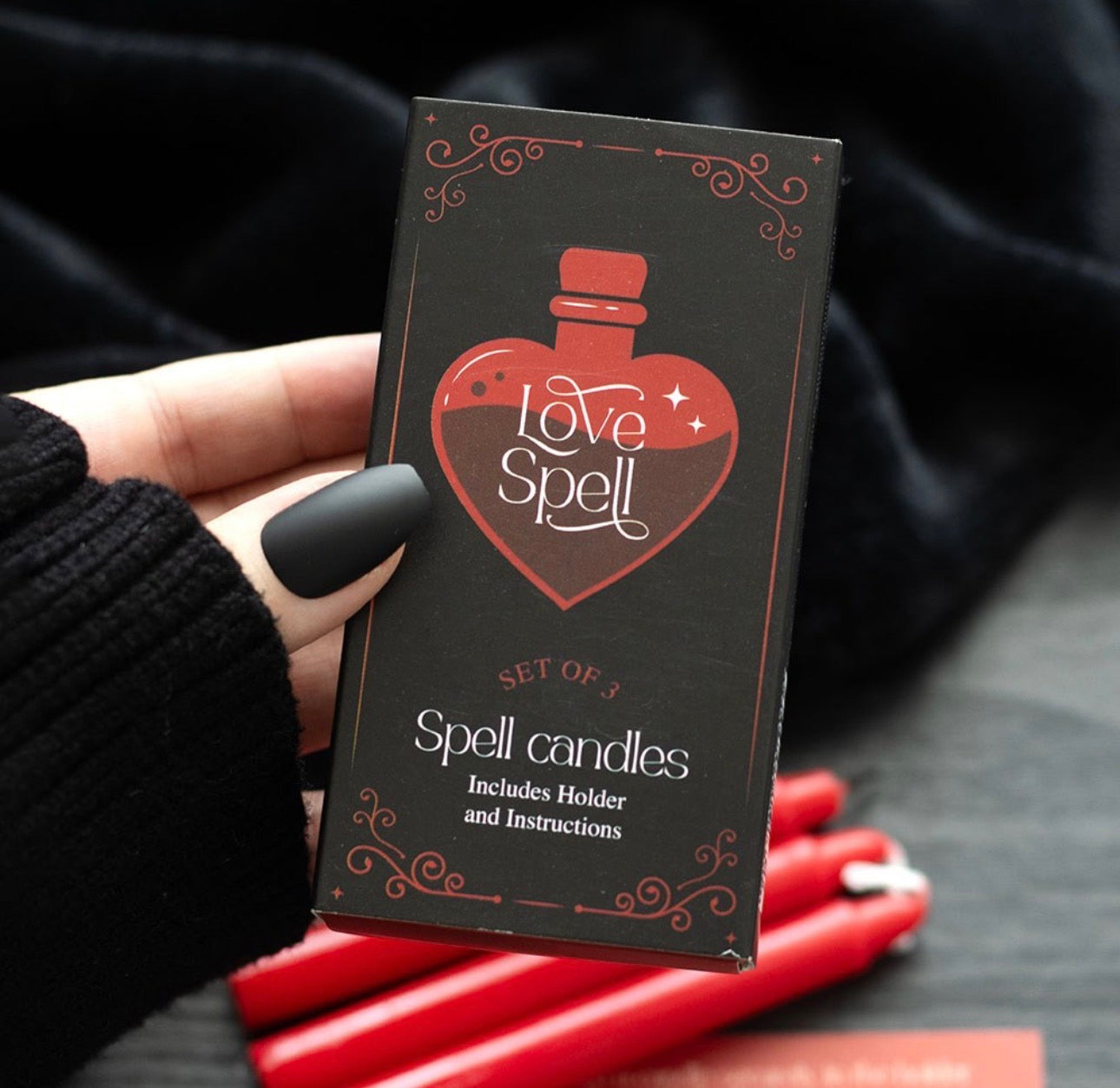 🕯️ Set de 3 Velas Ritual Love Spell para Atraer el Amor ❤️