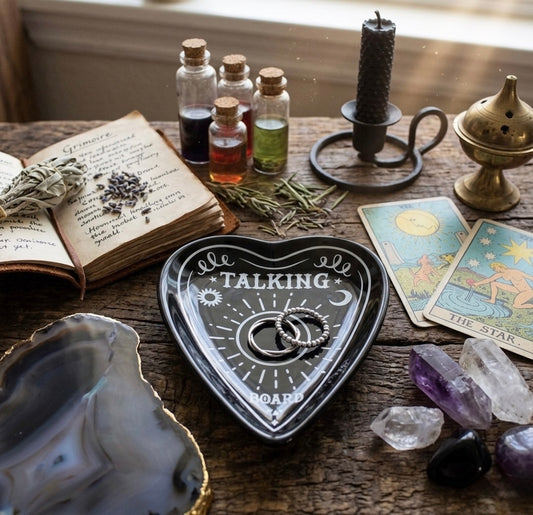 Bandeja Puntero Ouija – Porta Joyas Esotérico Místico