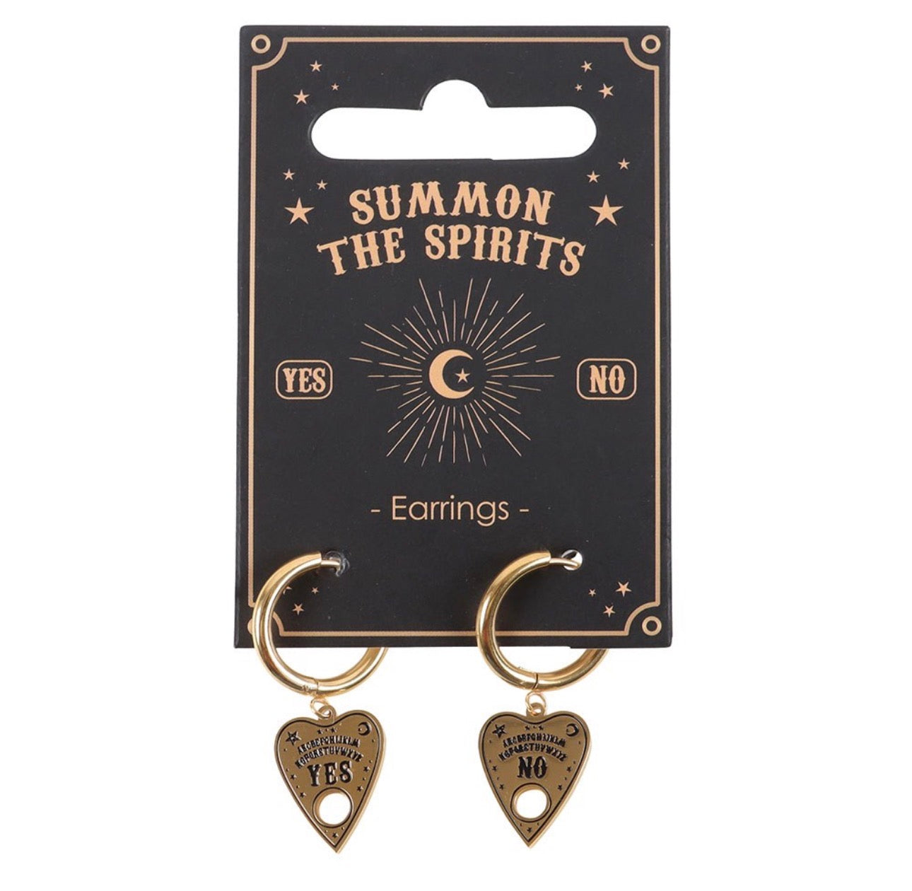 Pendientes Planchette Ouija – Joyería Esotérica Mística