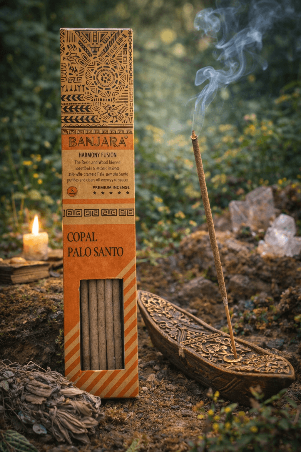 ✨ Ritual Ancestral · Pack Inciensos Palo Santo Fusion (3 uds) ✨