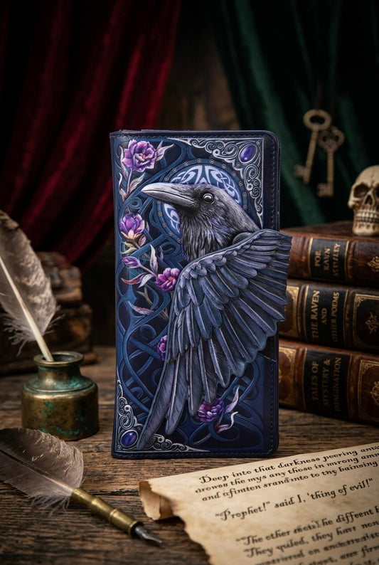 Monedero El Cuervo de Edgar Allan Poe 🐦‍⬛