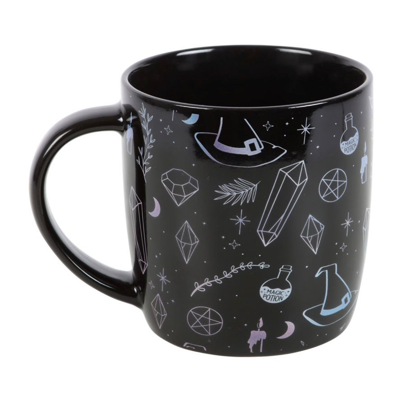 Taza Crystal Witch – Diseño Mágico con Cristales | Witchy Mug