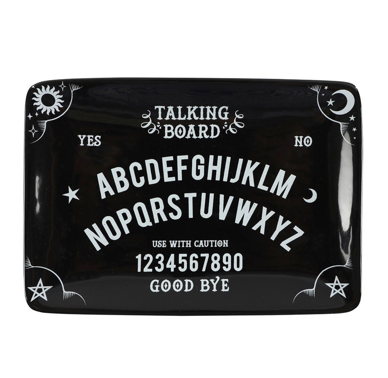Bandeja Esotérica Talking Board Negra – Porta Joyas Místico