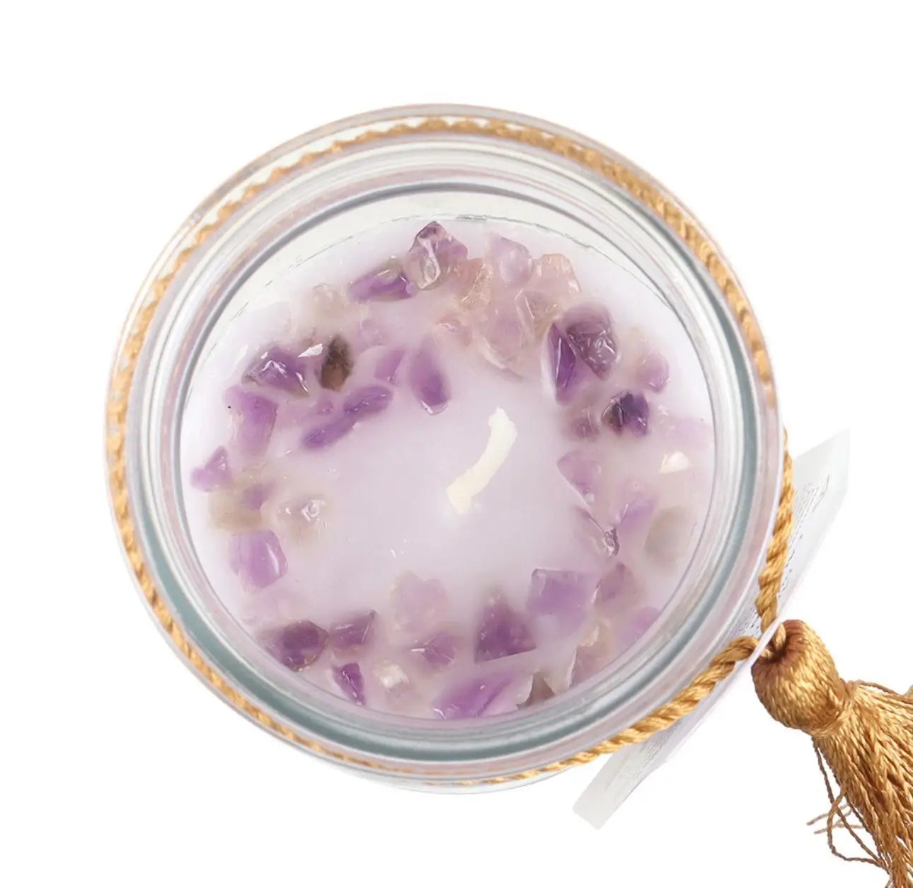 Vela Ritual Mora con Amatista – Claridad, Protección e Intuición 🔮💜