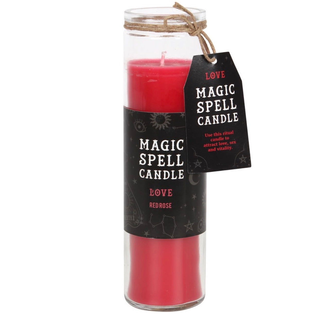 Vela Ritual Amor Rosa – Love Spell Tube Candle 🌹✨