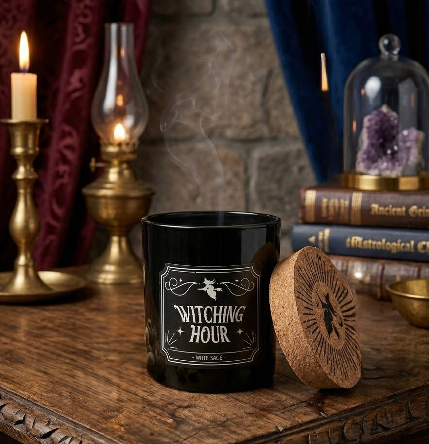 Vela Witching Hour – Salvia Blanca | Limpieza Energética y Ritual